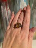 Citrine Statement Ring