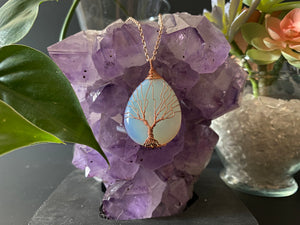 Opalite Tree of Life Pendant