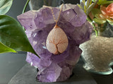 Rose Quartz Tree of Life Pendant