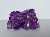 Purple Flame Aura Quartz Cluster