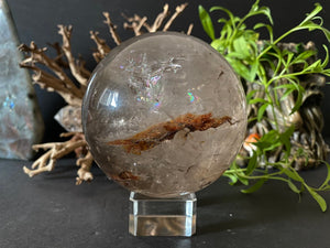 <transcy>ÉNORME Sphère de Quartz Smoky Garden</transcy>