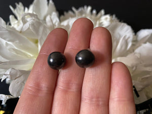 Shungite Stud Earrings